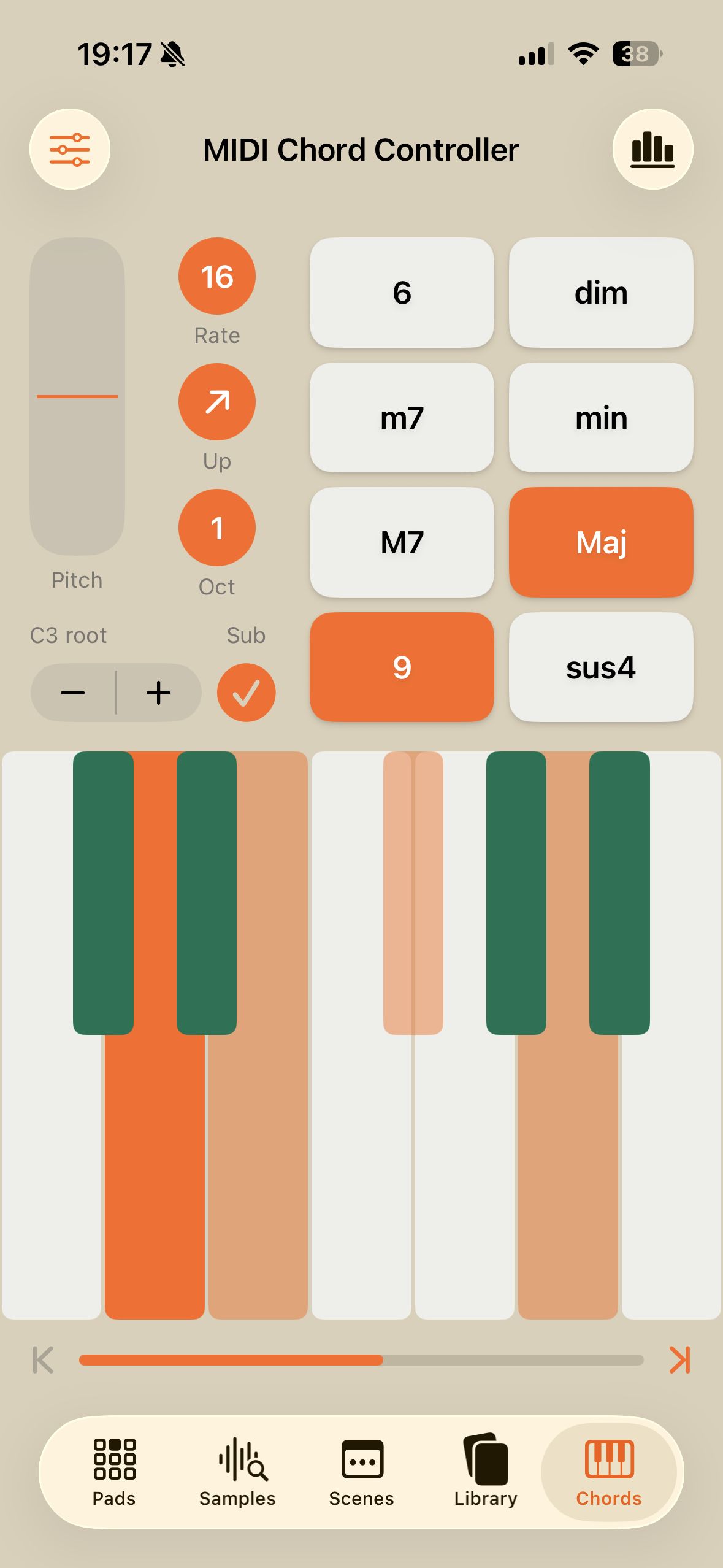 Chords in Best Friend in the EP-40 theme